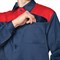 Костюм мужской Стандарт 1 синий/красный (куртка и брюки) - фото 56467