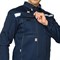 Костюм мужской летний Профессионал 2 СОП темно-синий/бежевый (куртка и полукомбинезон) - фото 56603