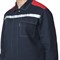 Костюм мужской Оптимал 2 темно-синий/красный (куртка и полукомбинезон) - фото 56620