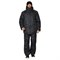 Костюм мужской утепленный Викинг черный (куртка и брюки) - фото 56654