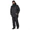 Костюм мужской утепленный Викинг черный (куртка и брюки) - фото 56655