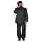 Костюм мужской утепленный Викинг черный (куртка и брюки) - фото 56659