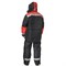 Костюм мужской утепленный Эверест черный/красный (куртка и полукомбинезон) - фото 56682