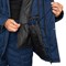 Костюм мужской утепленный Азимут синий/черный (куртка и брюки) - фото 56757