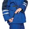 Костюм женский утепленный Зима василек/темно-синий (куртка и полукомбинезон) - фото 56779