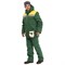 Костюм мужской утепленный Буря зеленый (куртка и полукомбинезон) - фото 56812