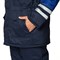 Костюм антистатический мужской утепленный Антистат темно-синий/василек (куртка и брюки) - фото 56942