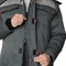 Костюм мужской утепленный Фаворит темно-серый/светло-серый (куртка и полукомбинезон) - фото 57023