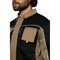 Куртка мужская Бренд бежево-черная - фото 57078