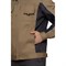 Куртка мужская летняя Люкс бежевый/серый со светоотражающим кантом - фото 57108
