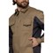 Куртка мужская летняя Люкс бежевый/серый со светоотражающим кантом - фото 57109