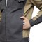 Куртка мужская летняя Люкс серый/бежевый со светоотражающим кантом - фото 57118
