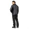 Куртка мужская летняя Люкс серый/черный/черный со светоотражающим кантом - фото 57138