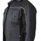 Куртка мужская летняя Люкс серый/черный/черный со светоотражающим кантом - фото 57140