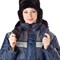 Куртка женская утепленная Эльбрус темно-синий/серый - фото 57156