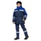 Куртка женская утепленная Зима темно-синий/василек с СОП - фото 57197