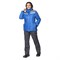 Куртка женская утепленная Онега василек/светло-серый с СОП - фото 57202