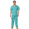Костюм медицинский мужской Хирург бирюзовый (блузон и брюки) - фото 57211
