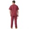 Костюм медицинский мужской Хирург бордовый (блузон и брюки) - фото 57213