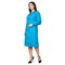 Халат медицинский женский Стандарт с рельефами голубой - фото 57253