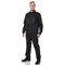 Костюм мужской Ясон черный для сотрудников охранных предприятий (куртка и брюки) - фото 57267