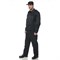 Костюм мужской Альфа черный (куртка и брюки) для охранников - фото 57275