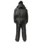 Костюм мужской утепленный Альфа черный (куртка и полукомбинезон) - фото 57285