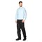 Рубашка для сотрудников с длинными рукавами серый/голубой - фото 57328