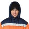 Костюм мужской утепленный Трасса оранжевый/темно-синий (куртка и полукомбинезон) - фото 57421