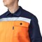 Костюм мужской Трасса оранжевый/т.синий (куртка и полукомбинезон) - фото 57456