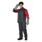 Костюм огнестойкий Гектор серый/красный 1 класса защиты (куртка и брюки) - фото 57516