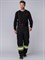 Костюм зимний Дорожник (тк.Смесовая,210) брюки, ярко-лимонный/черный - фото 58812