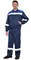 Костюм Легион-1 СОП (тк.Смесовая,210) брюки РБ, т.синий/васильковый - фото 58970