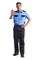 Рубашка "Охранник" голубой/черный (короткий рукав) 130 г/м.кв, 65%ПЭ+35%ХБ, ВО, Ти-Си  РУБ500 - фото 59897