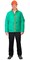 Куртка "СИРИУС-ПРАГА-Люкс" зеленое яблоко (подкладка оранжевый флис) - фото 60265