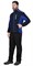 Куртка флисовая "СИРИУС-Техно" синяя с васильковым - фото 60291