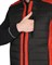 Жилет утепленный с капюшоном "СИРИУС-УРБАН" черный с красным - фото 61429