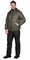 Куртка "СИРИУС-ПРАГА-Люкс" короткая с капюшоном, оливковая - фото 61535