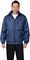 Куртка "СИРИУС-ПРАГА-Люкс" короткая с капюшоном, темно-синяя - фото 61777