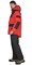Куртка зимняя 5501 красная с черным - фото 61901