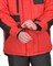 Куртка зимняя 5501 красная с черным - фото 61904