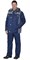 Костюм "СИРИУС-ФАВОРИТ" зимний: куртка, брюки т.синий со ср.серым - фото 61905