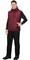 Жилет утепленный с капюшоном "СИРИУС-ЗОДИАК" бордовый с флисовой подкладкой - фото 61964