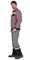 Куртка 4120 средне-серая с красным и СОП - фото 62070