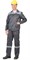 Костюм "СИРИУС-Сити" : куртка .,п/к т.серый со св. серым СОП 50 мм - фото 62215