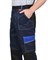 Костюм мужской летний «СИРИУС-ПОЛИНОМ» куртка и брюки, синий с черным и васильковым, СОП - фото 62235