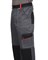 Костюм мужской летний «СИРИУС-ПОЛИНОМ» куртка и брюки, т.серый с черным со св.серым и красным, СОП - фото 62297