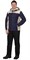 Куртка флисовая "СИРИУС-ТЕХНО" (флис дублированный) т.синяя с бежевым - фото 62300