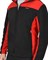 Куртка флисовая "СИРИУС-ТЕХНО" (флис дублированный) черная с красным - фото 62341