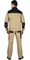 Костюм "СИРИУС-МАНХЕТТЕН" куртка, брюки песочный с оранж. и черным тк. мех. стрейч пл. 250г/кв.м - фото 62652